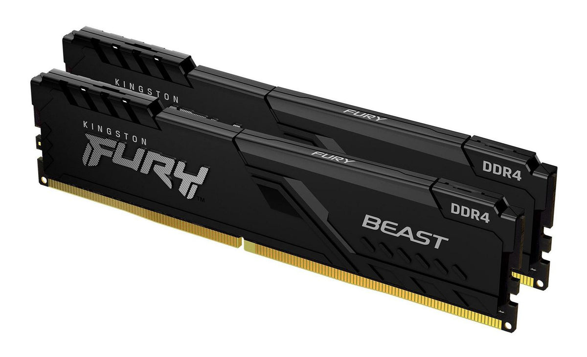 Memoria RAM Kingston FURY Beast 2 x 16GB/ DDR4/ 3200MHz/ 1.35V/ CL16/ DIMM