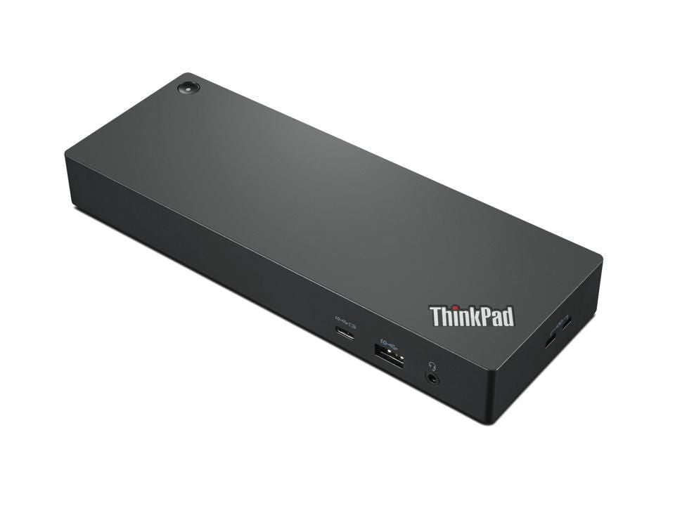 Lenovo 40B00300DK base para portátil y replicador de puertos Alámbrico Thunderbolt 4 Negro, Rojo – Reacondicionado