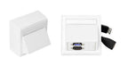 Vivolink WI221261 toma de corriente HDMI + USB A Blanco