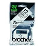 Brother Labelling Tape - 12mm, Black/White, Blister cinta para impresora de etiquetas M