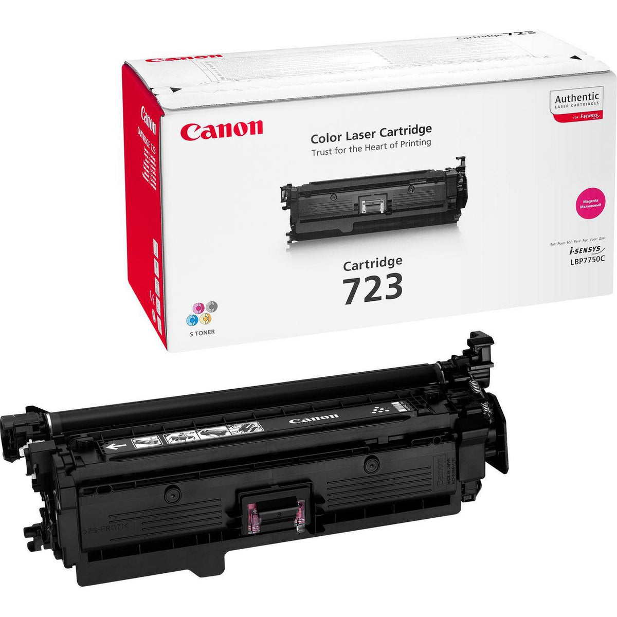 Canon 723M cartucho de tóner 1 pieza(s) Original Magenta