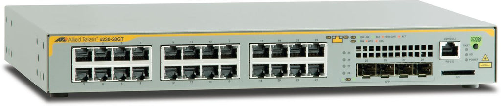 Allied Telesis AT-x230-28GT-50 Gestionado L3 Gigabit Ethernet (10/100/1000) 1U Gris