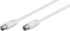 Microconnect COAX025W cable coaxial 2,5 m Blanco