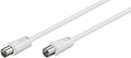 Microconnect COAX075W cable coaxial 7,5 m Blanco