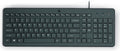 HP 150 USB-A Wired Keyboard teclado Universal Negro