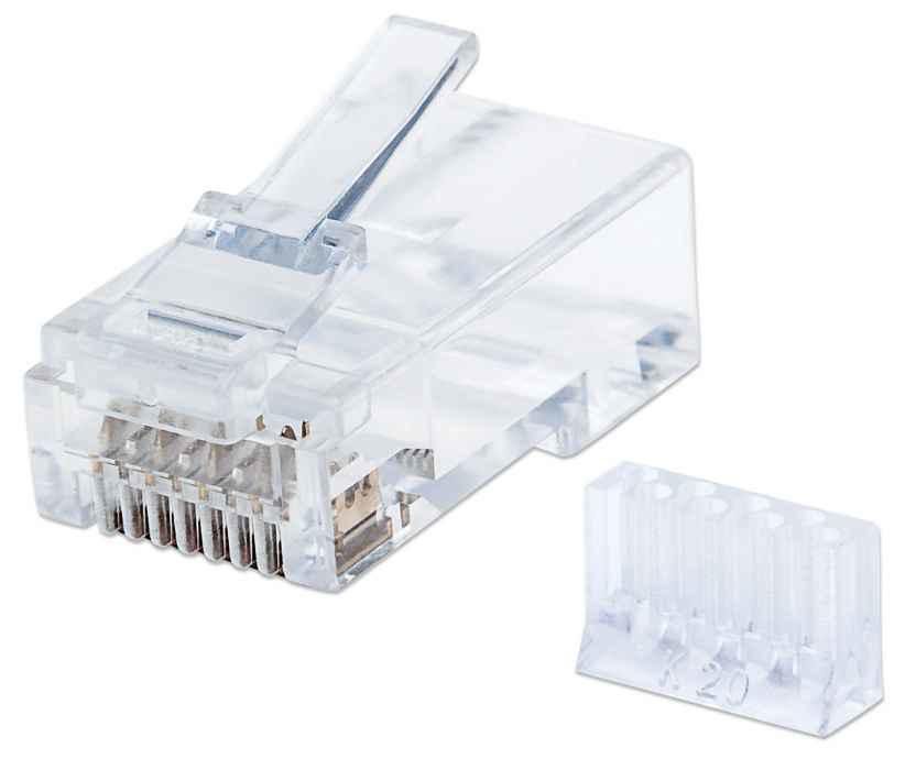 Intellinet 790604 conector Transparente