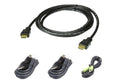 ATEN 2L-7D02UHX4 cable para video, teclado y ratón (kvm) Negro