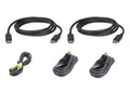 ATEN 2L-7D03UDPX5 cable para video, teclado y ratón (kvm) Negro