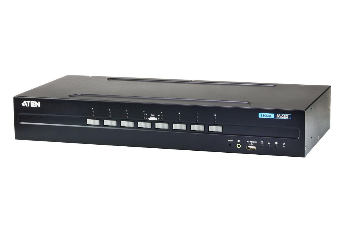 ATEN CS1148DP interruptor KVM Negro