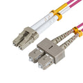 Microconnect FIB422012P Cable de fibra óptica e InfiniBand 12 m LC SC Violeta