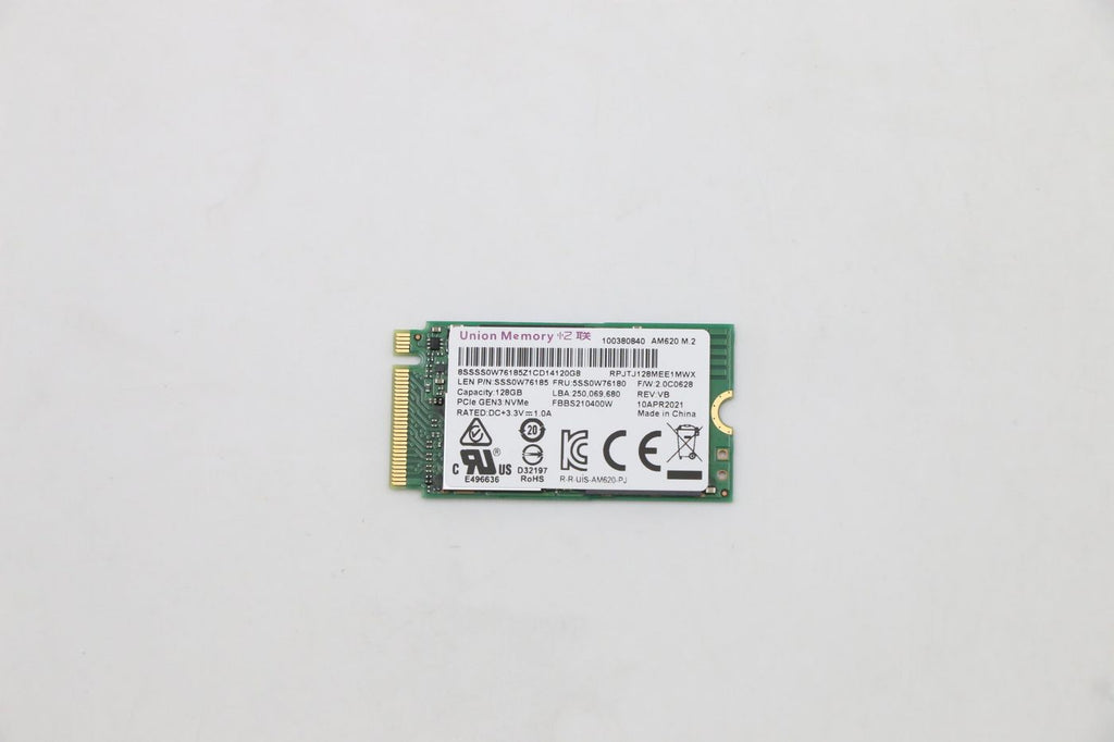 Lenovo 5SS0W76180 unidad de estado sólido 128 GB U.2 PCI Express 3.0 NVMe
