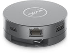 DELL DA305 Alámbrico USB 3.2 Gen 2 (3.1 Gen 2) Type-C Plata