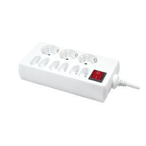 LogiLink LPS201 base múltiple 1,5 m 9 salidas AC Blanco