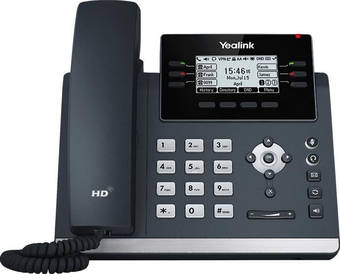 Yealink SIP T42U teléfono IP Gris LCD Wifi