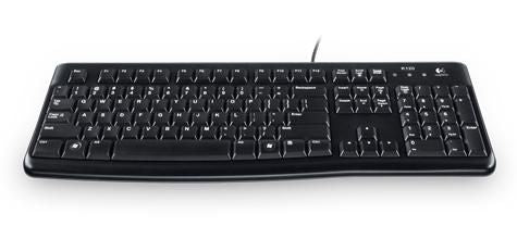 Logitech Keyboard K120 for Business teclado Universal USB QWERTZ Checa Negro