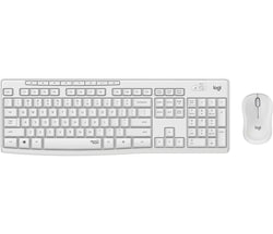 Logitech MK295 Silent teclado Ratón incluido Oficina RF inalámbrico QWERTZ Húngaro Blanco