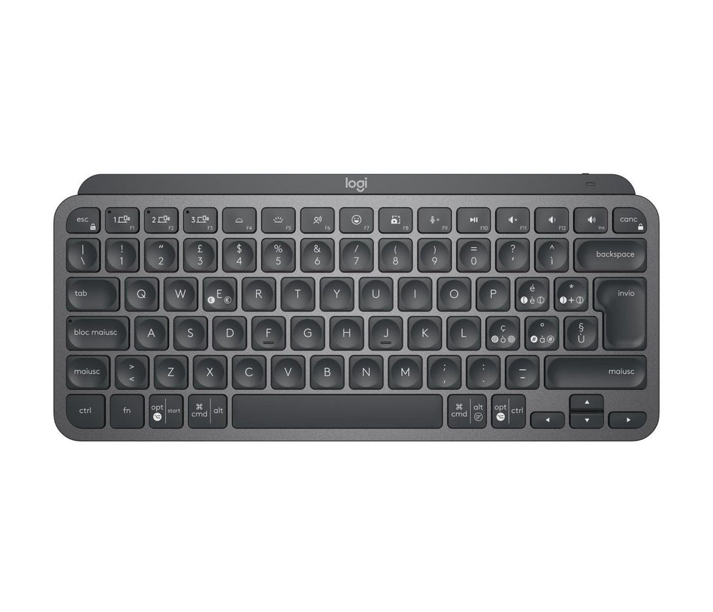 Logitech MX Keys Mini For Business teclado Oficina RF Wireless + Bluetooth QWERTY Italiano Grafito