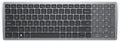 DELL KB740 teclado Oficina RF Wireless + Bluetooth Gris, Negro