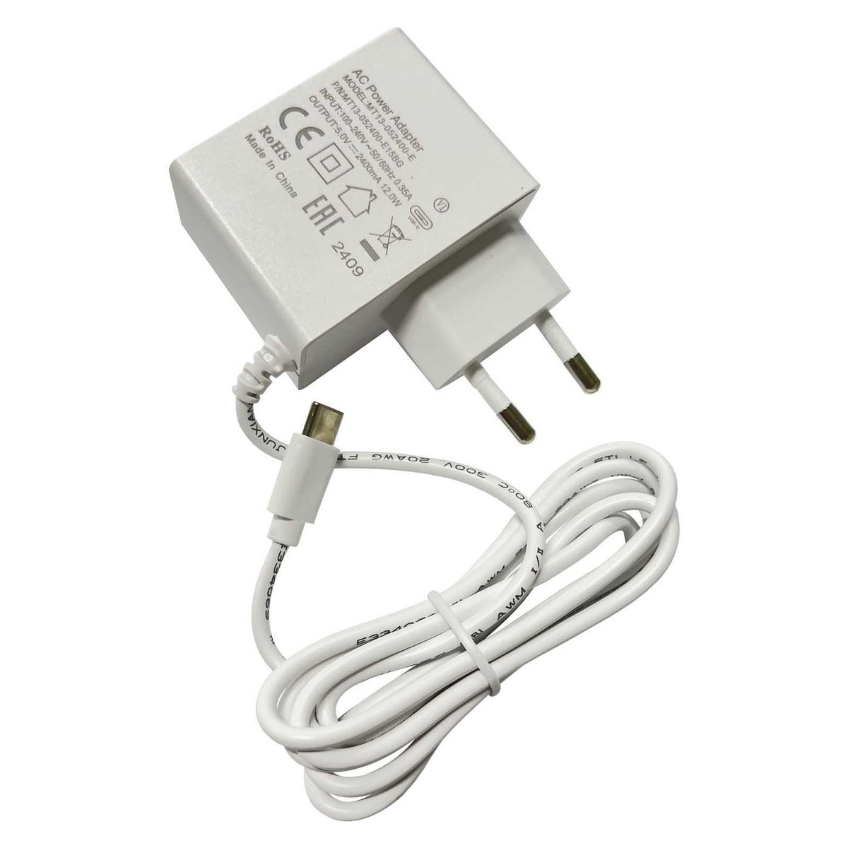 MikroTik 5V 2.4A 12W USB power supply MT13-052400-E15BG