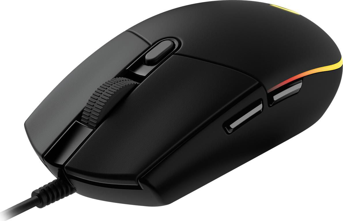 Ratón Gaming Logitech G102 Lightsync/ Hasta 8000 DPI/ Negro