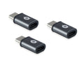 Conceptronic DONN05G cambiador de género para cable USB 2.0 Type-C USB 2.0 Micro Negro