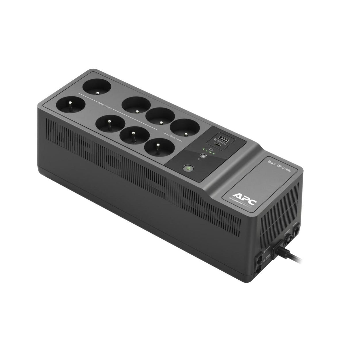 APC BE850G2-FR sistema de alimentación ininterrumpida (UPS) En espera (Fuera de línea) o Standby (Offline) 0,85 kVA 520 W
