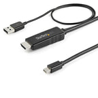 StarTech.com HD2MDPMM2M adaptador de cable de vídeo HDMI tipo A (Estándar) Negro