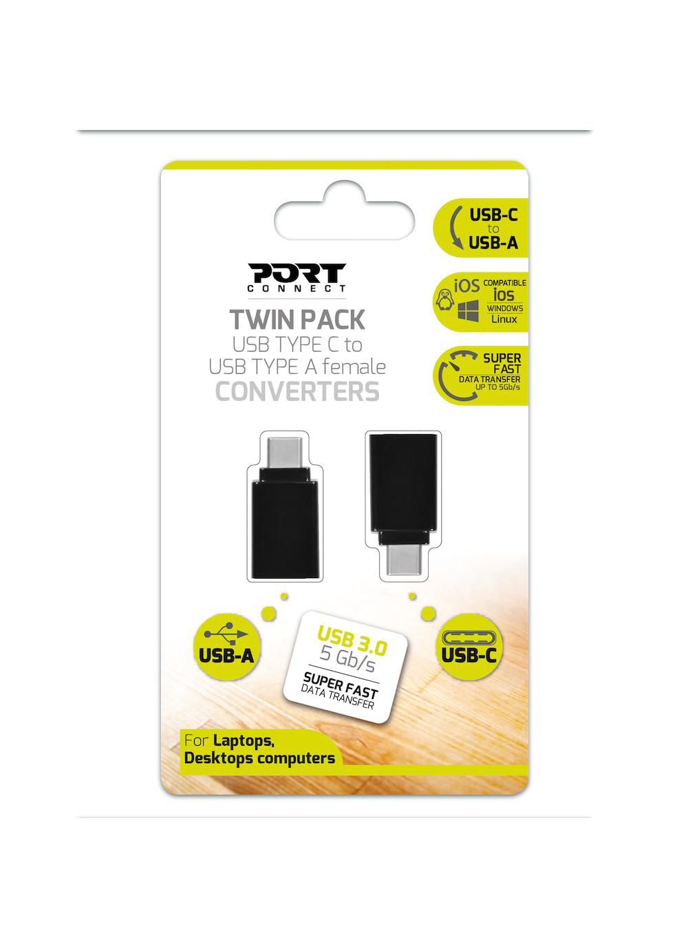 Port Designs Cable Gender Changer Usb-C 900142
