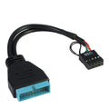 Inter-Tech Usb Cable 0.15 M Black 88885217