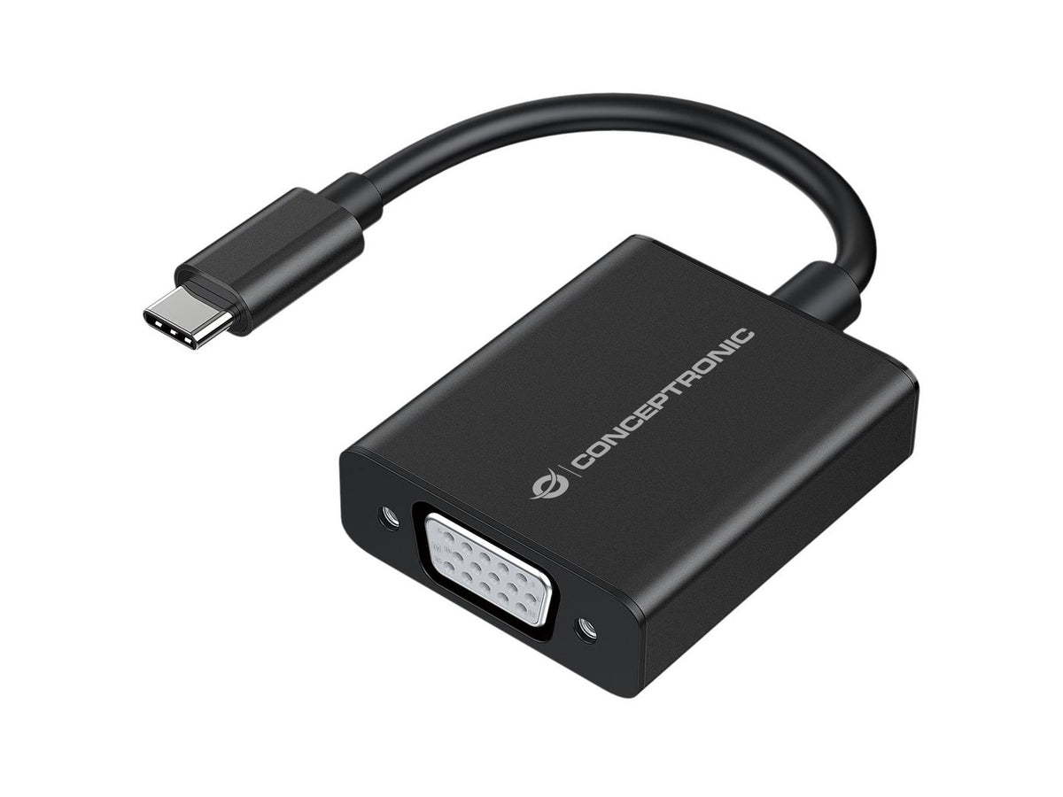 Conceptronic ABBY05B Adaptador gráfico USB 1920 x 1080 Pixeles Negro