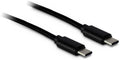Inter-Tech Usb Cable 1 M Usb C Black 88885462