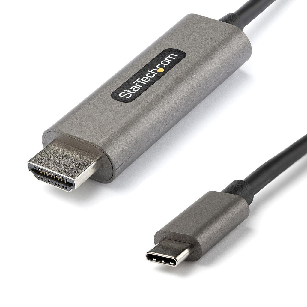 StarTech.com CDP2HDMM1MH adaptador de cable de vídeo HDMI tipo A (Estándar) Negro, Plata