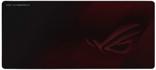 ASUS ROG Strix Scabbard II Alfombrilla de ratón para juegos Negro, Rojo
