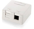 Equip 125122 caja de tomacorriente Blanco