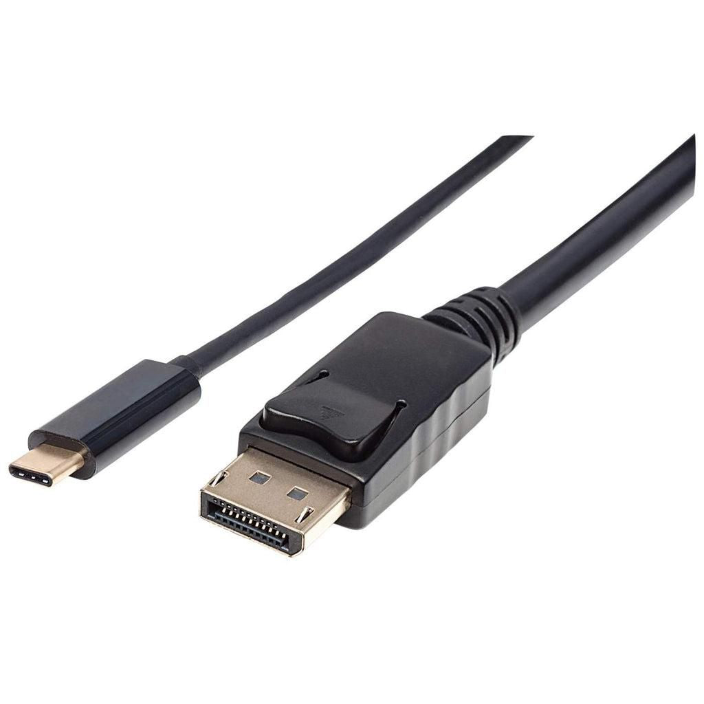Manhattan 152464 adaptador de cable de vídeo 2 m USB Tipo C Negro
