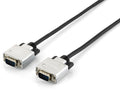 Equip 118865 cable VGA 15 m VGA (D-Sub) Negro, Plata