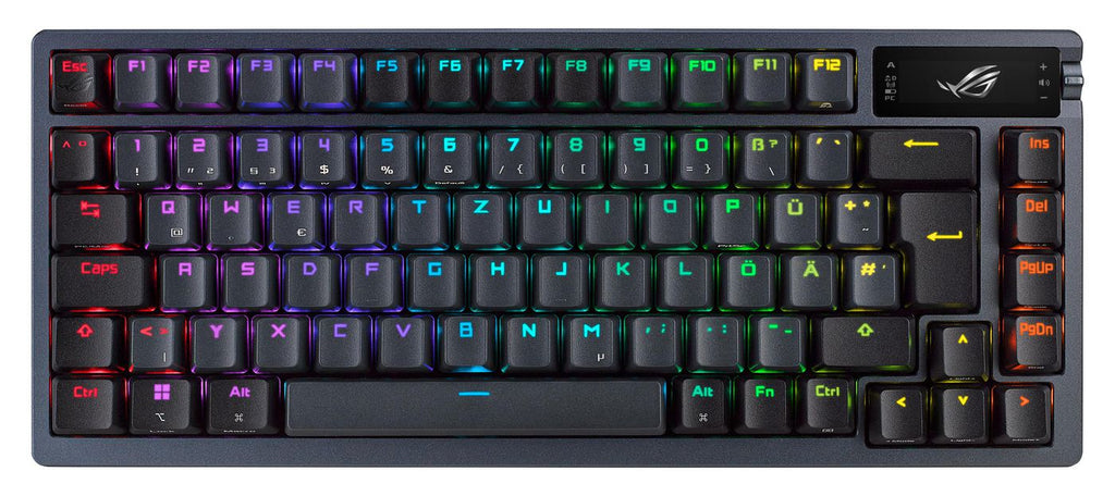 ASUS ROG Azoth teclado Juego USB + RF Wireless + Bluetooth QWERTZ Alemán Negro