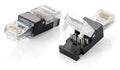Equip 121165 conector RJ-45 Negro, Transparente