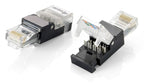 Equip 121165 conector RJ-45 Negro, Transparente
