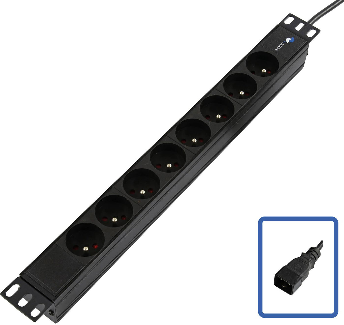 Lanview TUPS055 unidad de distribución de energía (PDU) Negro