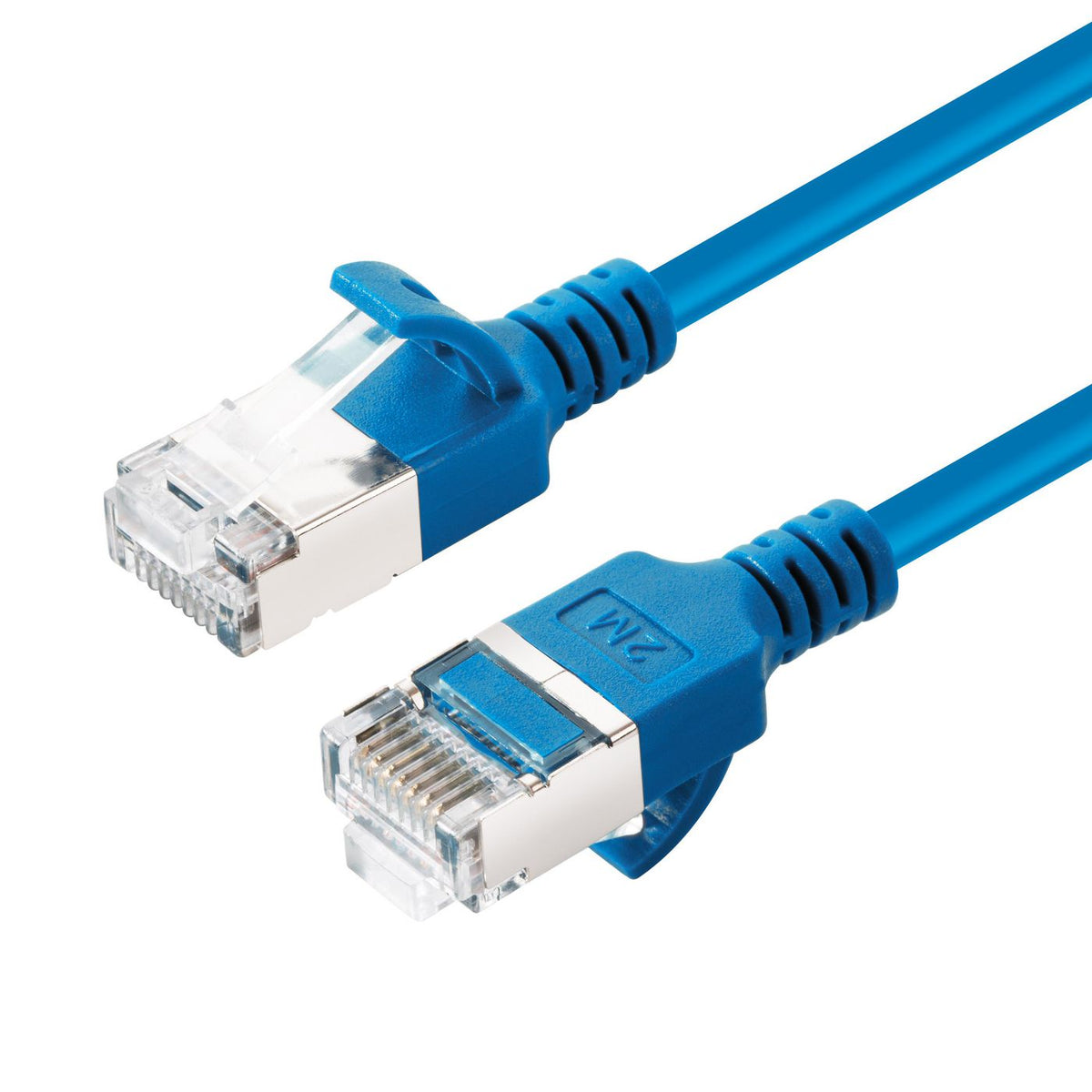 Microconnect V-FTP6A0025B-SLIM cable de red Azul 0,25 m Cat6a U/FTP (STP)