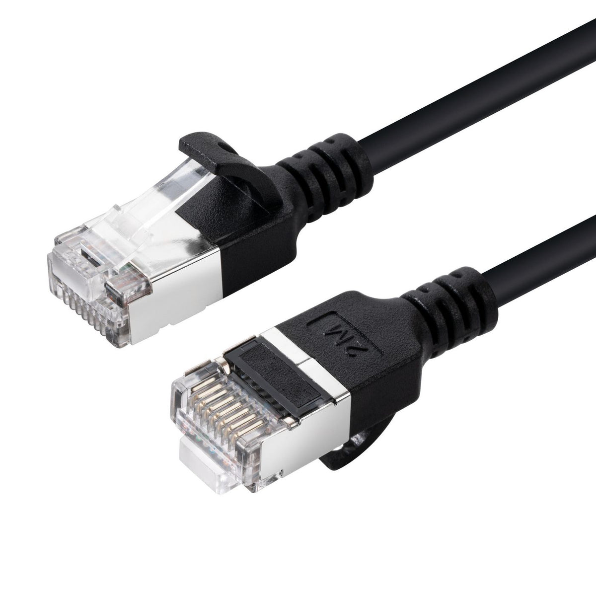Microconnect V-FTP6A0025S-SLIM cable de red Negro 0,25 m Cat6a U/FTP (STP)