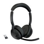 Jabra Evolve2 55 Auriculares Inalámbrico Diadema Oficina/Centro de llamadas USB Tipo C Bluetooth Base de carga