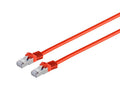 Microconnect SFTP7005R cable de red Rojo 0,5 m Cat7 S/FTP (S-STP) Alrededor