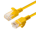 Microconnect V-UTP6A0015Y-SLIM cable de red Amarillo 0,15 m Cat6a U/UTP (UTP)