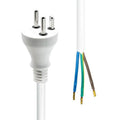 Microconnect MC-PE010DKW-OE cable de transmisión Blanco 10 m Enchufe tipo K