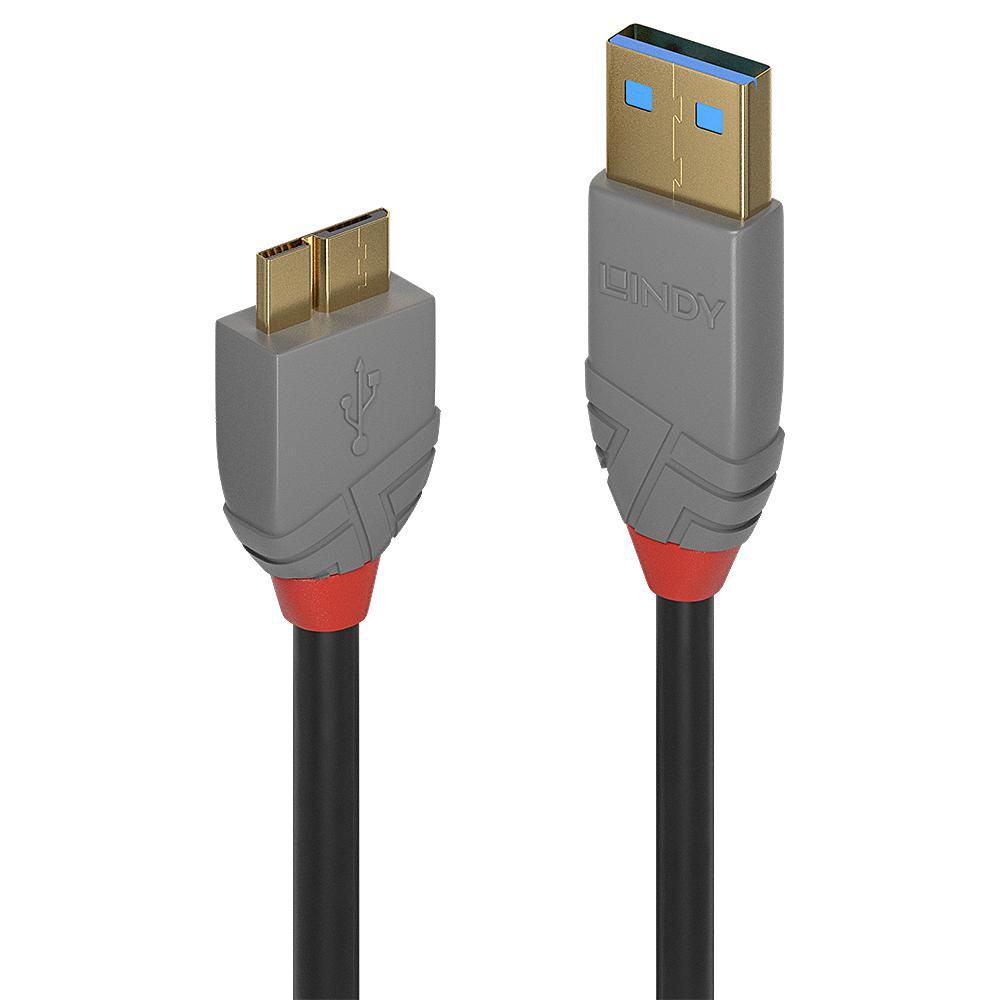 Lindy 36767 cable USB USB 3.2 Gen 1 (3.1 Gen 1) 2 m USB A Micro-USB B 5 Gbit/s Negro