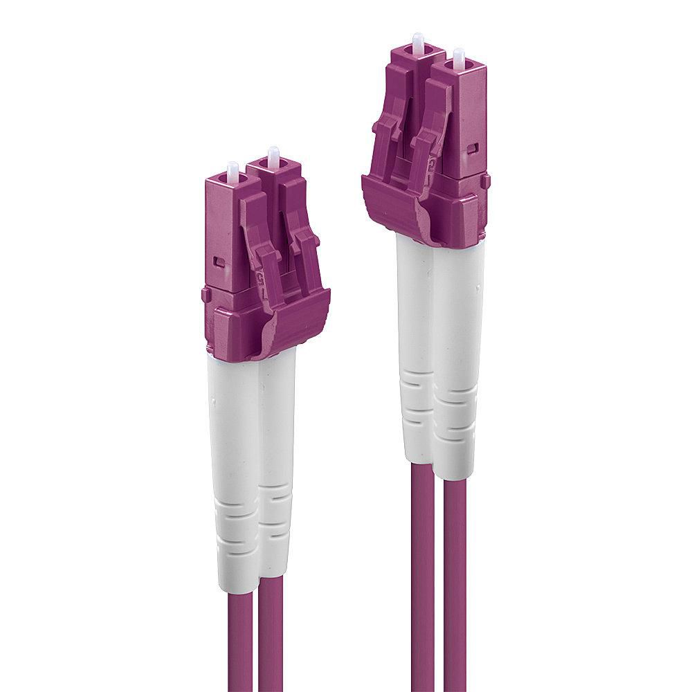 Lindy 46342 Cable de fibra óptica e InfiniBand 3 m LC Rosa