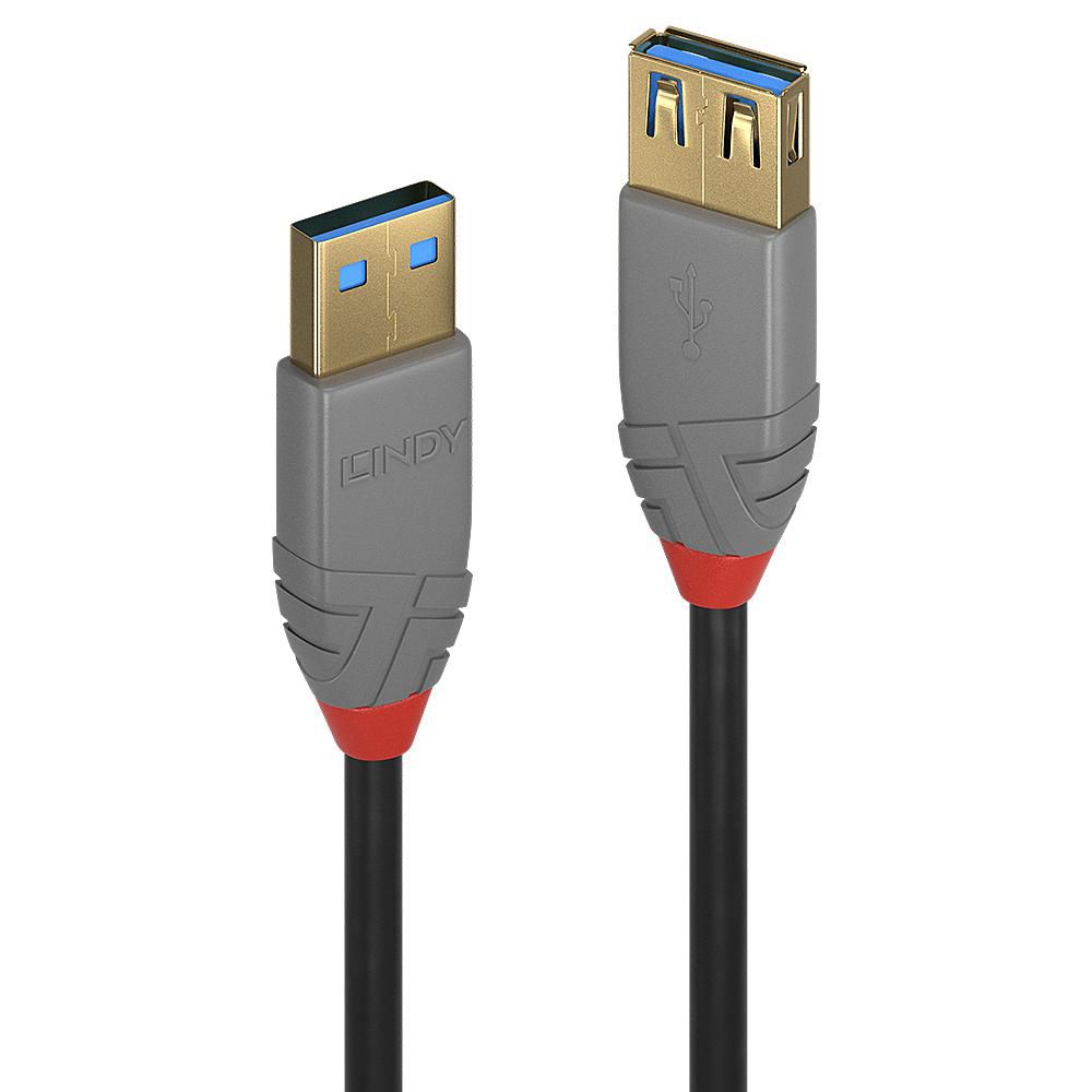 Lindy 36762 cable USB USB 3.2 Gen 1 (3.1 Gen 1) 2 m USB A 5 Gbit/s Negro