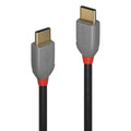 Lindy 36870 cable USB USB 2.0 0,5 m USB C 0,48 Gbit/s Negro, Gris